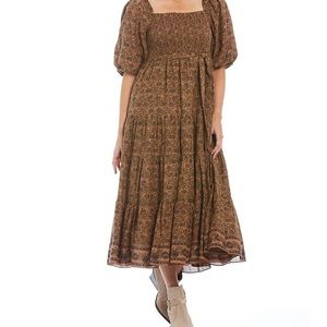 Long dress orange/brown. a loves a. Size : medium
